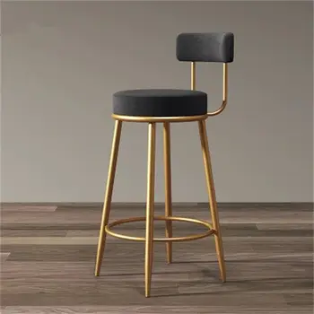 Современный стул со спинкой, обеденный в скандинавском стиле, Современный эргономичный стул в стиле Лофт, Уличный стол в скандинавском стиле, стул для отдыха, набор кухонной мебели - Изображение 1  