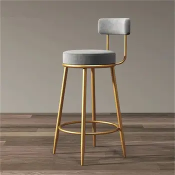 Современный стул со спинкой, обеденный в скандинавском стиле, Современный эргономичный стул в стиле Лофт, Уличный стол в скандинавском стиле, стул для отдыха, набор кухонной мебели - Изображение 2  