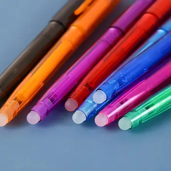 Многоцветная 8шт Креативная студенческая стираемая ручка для рисования, полупрозрачная ручка для рисования, быстросохнущие школьные принадлежности - Изображение 2  