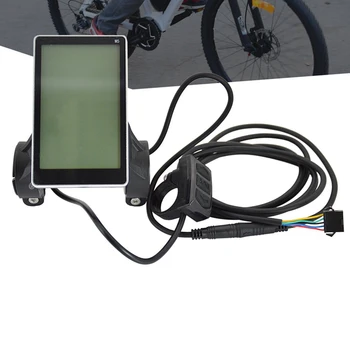 Дисплей регулировки скорости дроссельной заслонки электровелосипеда, электрический велосипед, автомобильный скутер, водонепроницаемая легкая 5-ядерная ЖК-панель дисплея - Изображение 2  