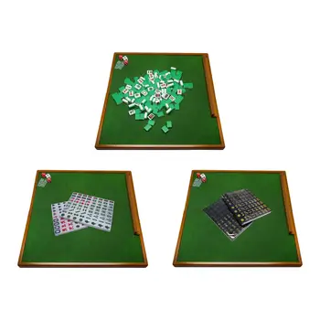 Портативный набор для игры в маджонг, 144 плитки Маджонга, Классические игры с плитками, Мини-набор для игры в маджонг - Изображение 1  