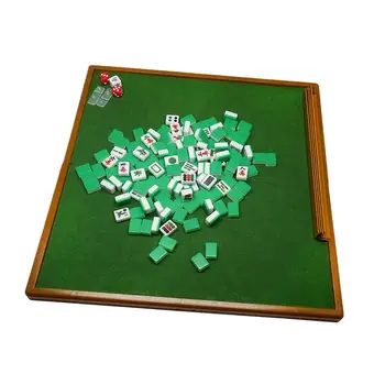 Портативный набор для игры в маджонг, 144 плитки Маджонга, Классические игры с плитками, Мини-набор для игры в маджонг - Изображение 2  