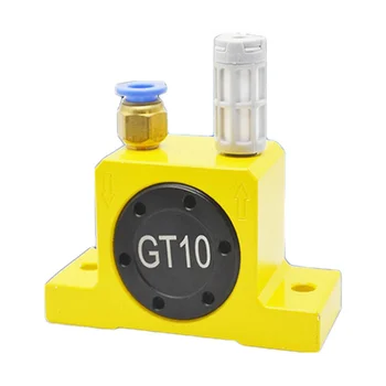 Вибрационный молоток для малого трубопроводного бункера GT10 Пневматический вибратор с воздушной турбиной, осциллятор с пневматической турбиной, желтый - Изображение 2  
